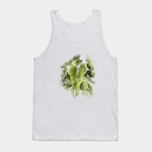 Abstract Houseplant Painting Tank Top